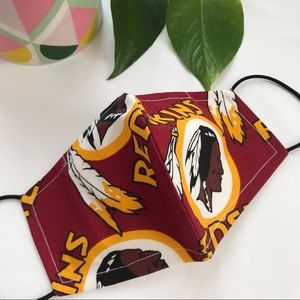 Handmade Redskins Face Mask